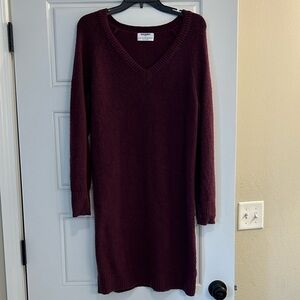 Old Navy Maroon Sweater Dress